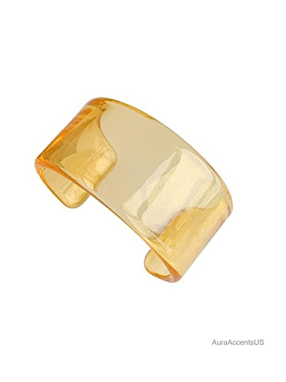 Acrylic Resin Geometric Open Cuff Bracelet Chunky Wide Bangle for Women